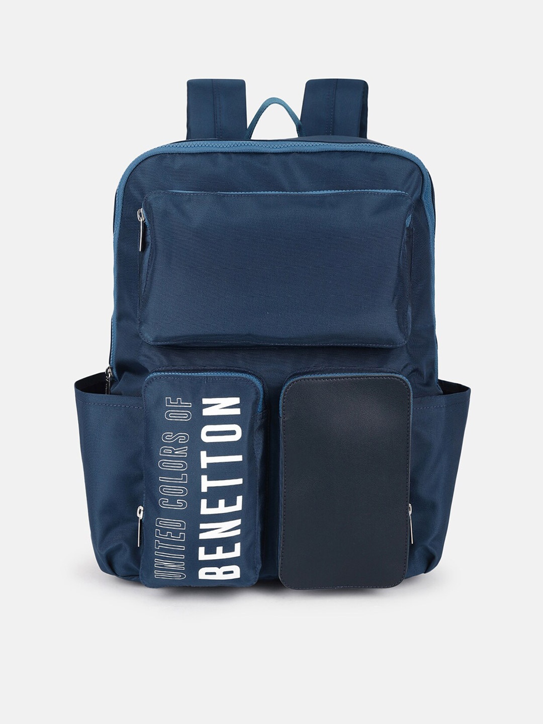

United Colors of Benetton Men Printed Backpack, Blue