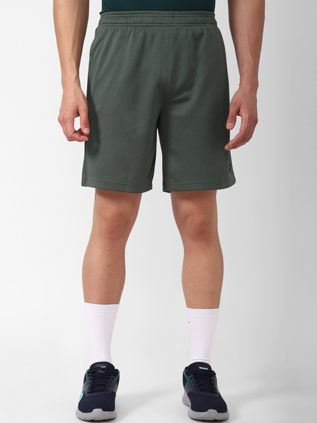 

Reebok Men FND Poly Knit Shorts, Green