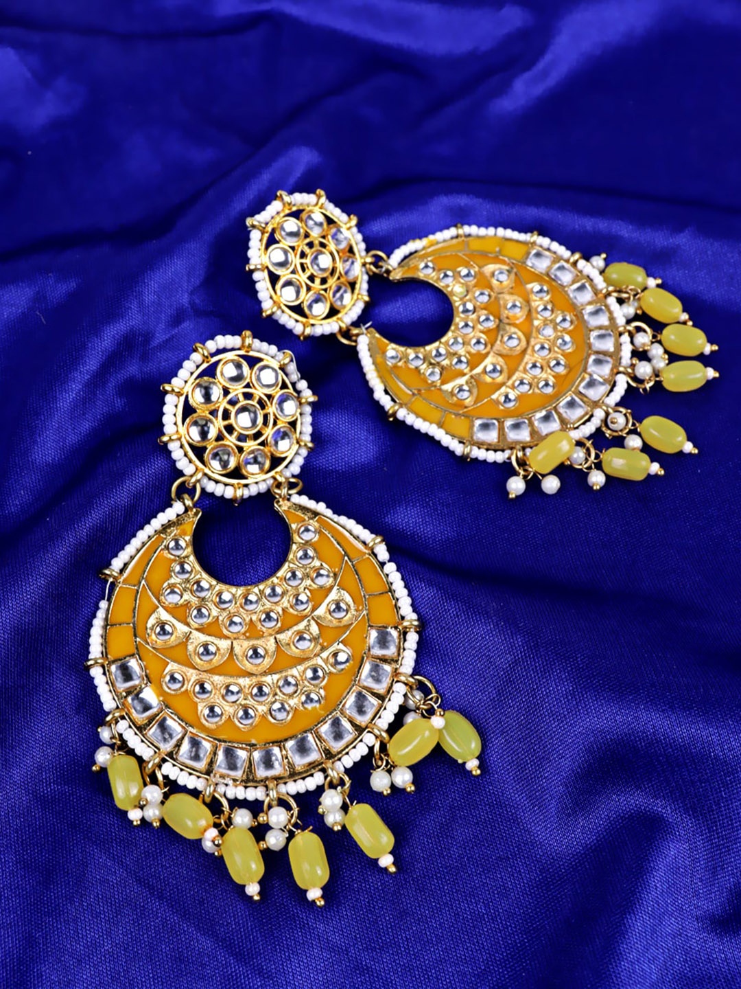 

Krelin Gold-Plated Classic Chandbalis Earrings
