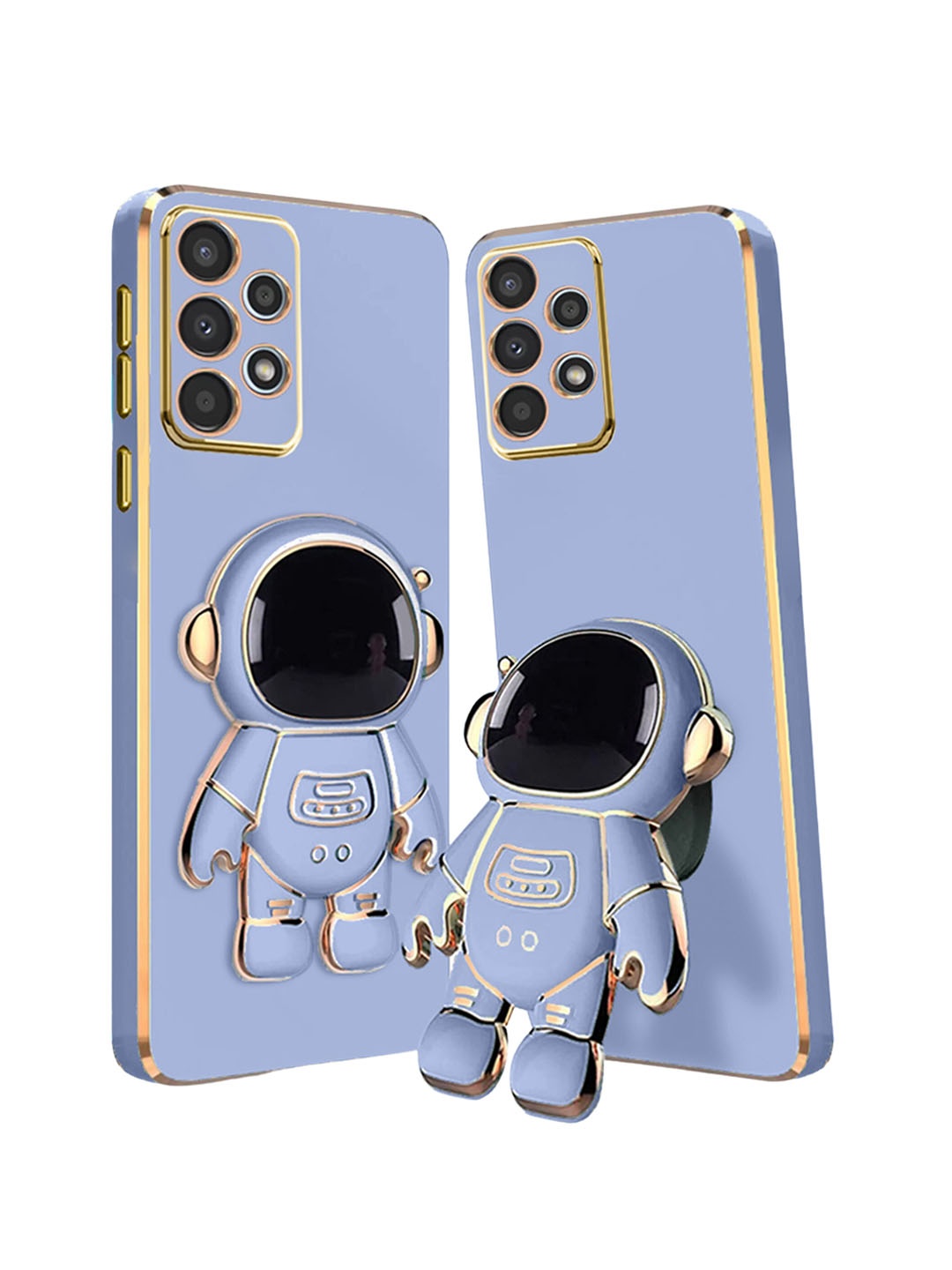 

Karwan Astronaut Holster Folding Stand Samsung A23 3D Phone Back Case, Blue
