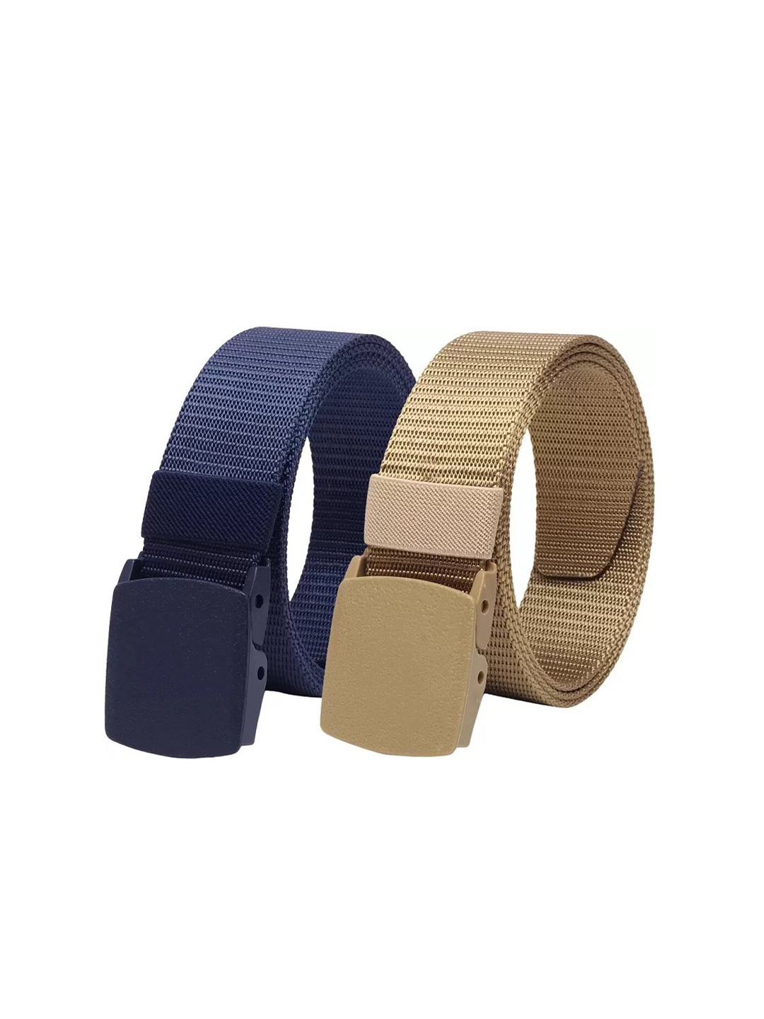 

Kastner Men Set Of 2 Textured Wide Belt, Blue