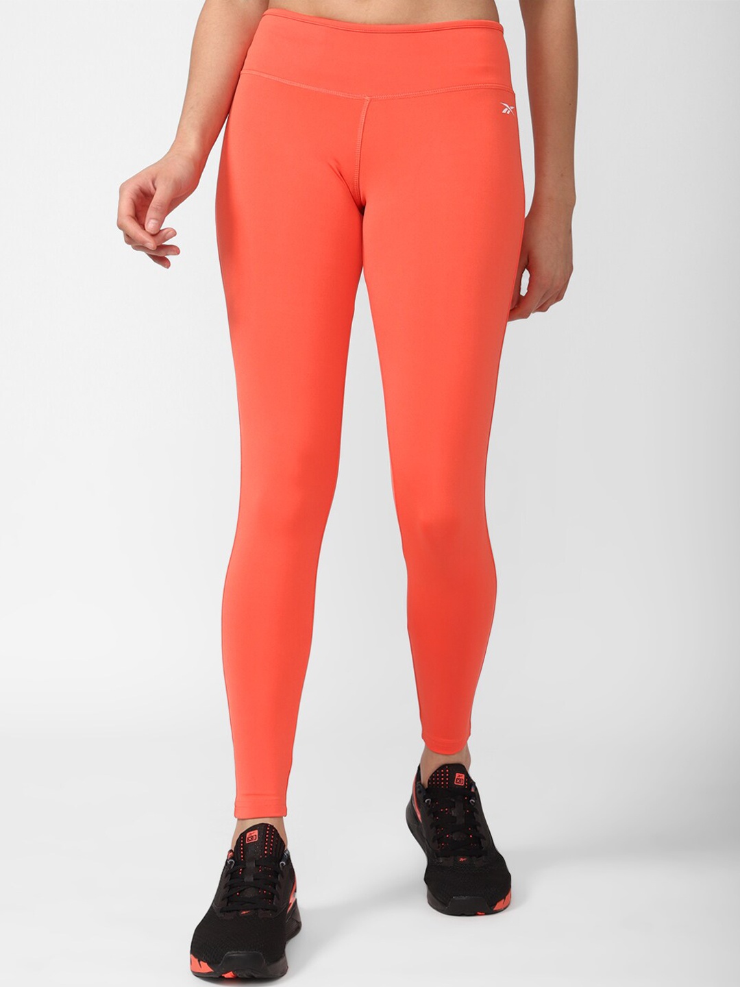 

Reebok Women FND W Neo Tight Fit Tights, Orange
