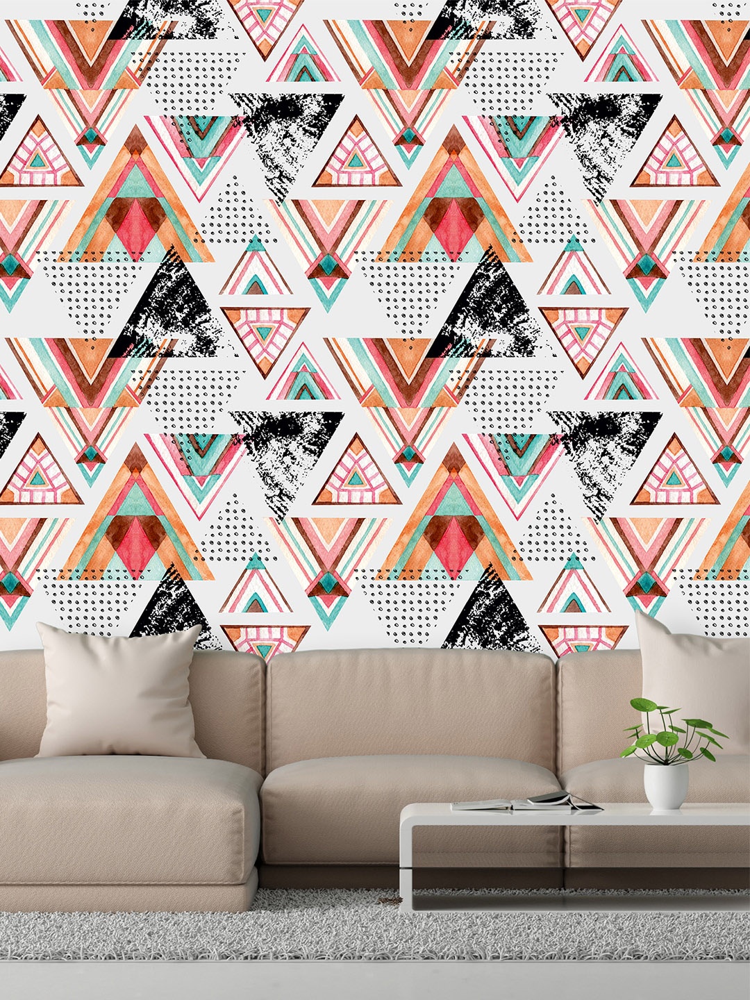 

PAPER PLANE DESIGN Pink & White Abstract Printed Waterproof Wallpaper