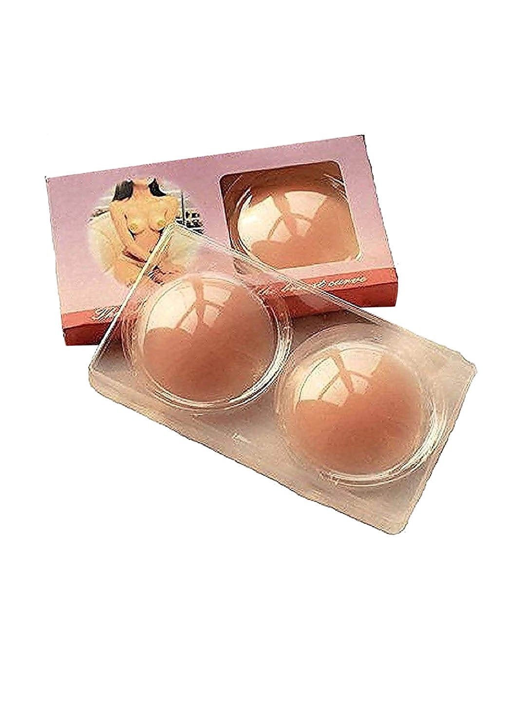 

DALUCI Pack Of 4 Skin Friendly Reusable Nipple Cover, Beige