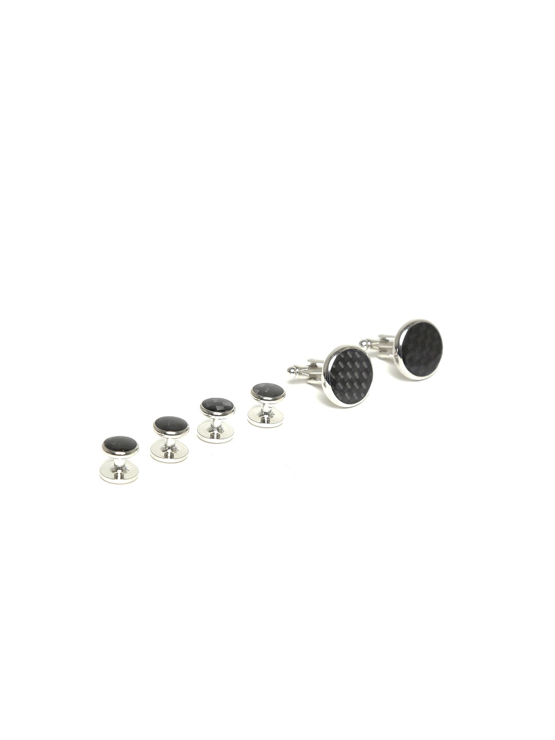 

The Bro Code Set of 6 Black Round Cufflinks