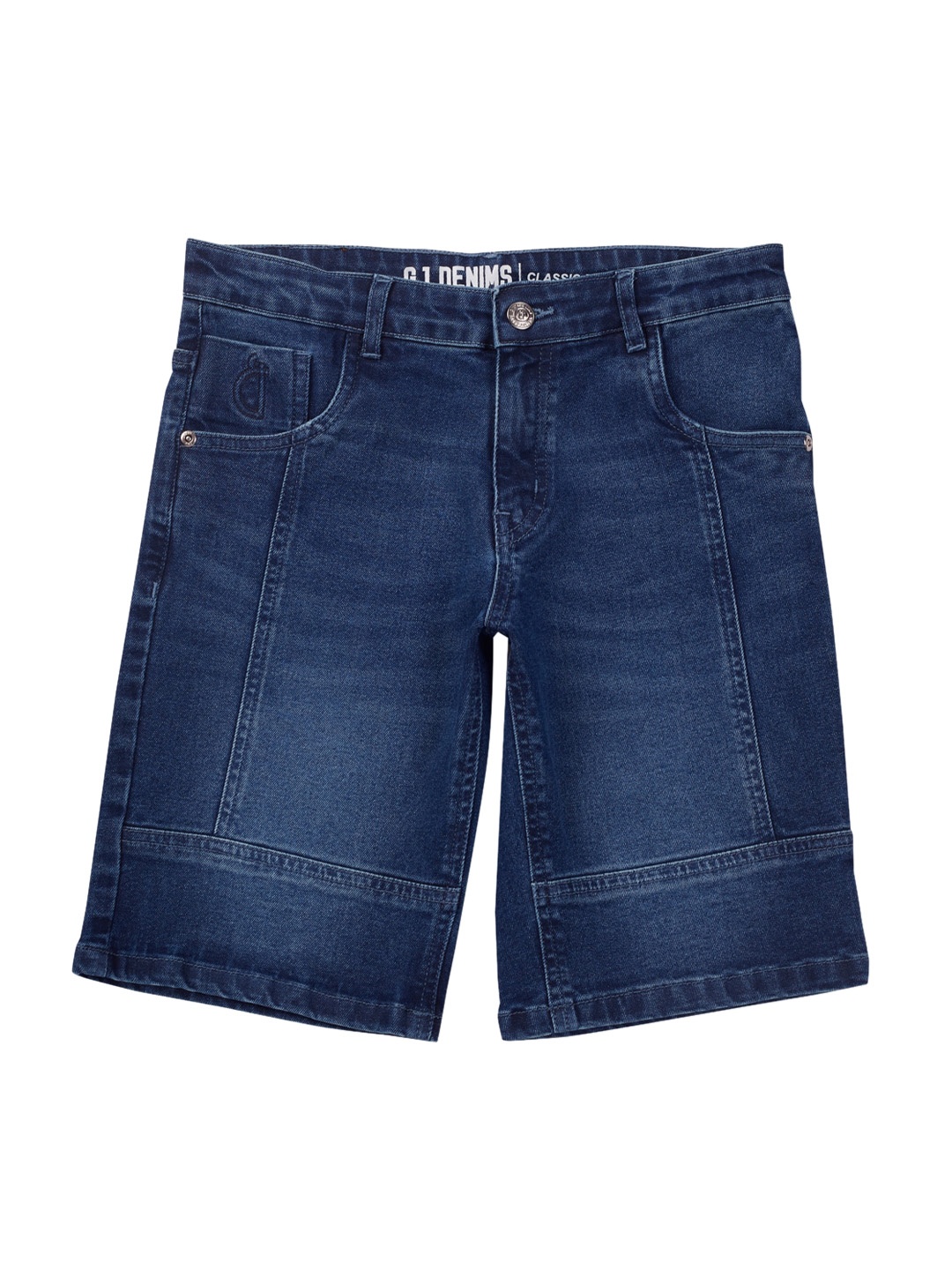

Gini and Jony Infant Boys Mid-Rise Denim Shorts, Blue