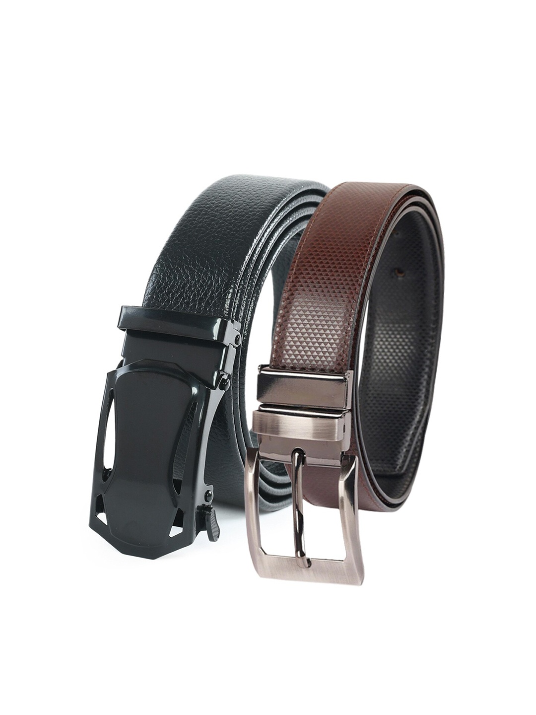 

Kastner Men Set Of 2 Tang Closure Belt, Black