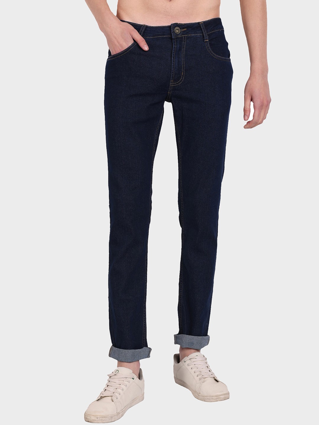 

Harvard Men Navy Blue Micheal Slim Fit Stretchable Jeans