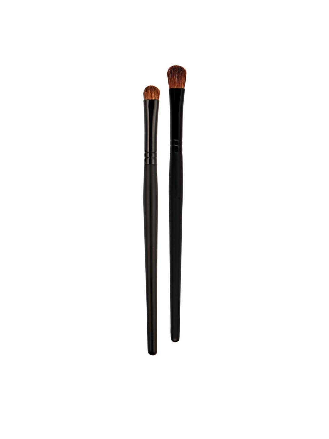 

KAI Set Of 2 Cosmeup HorseHair Eye Shadow Brushes, Black