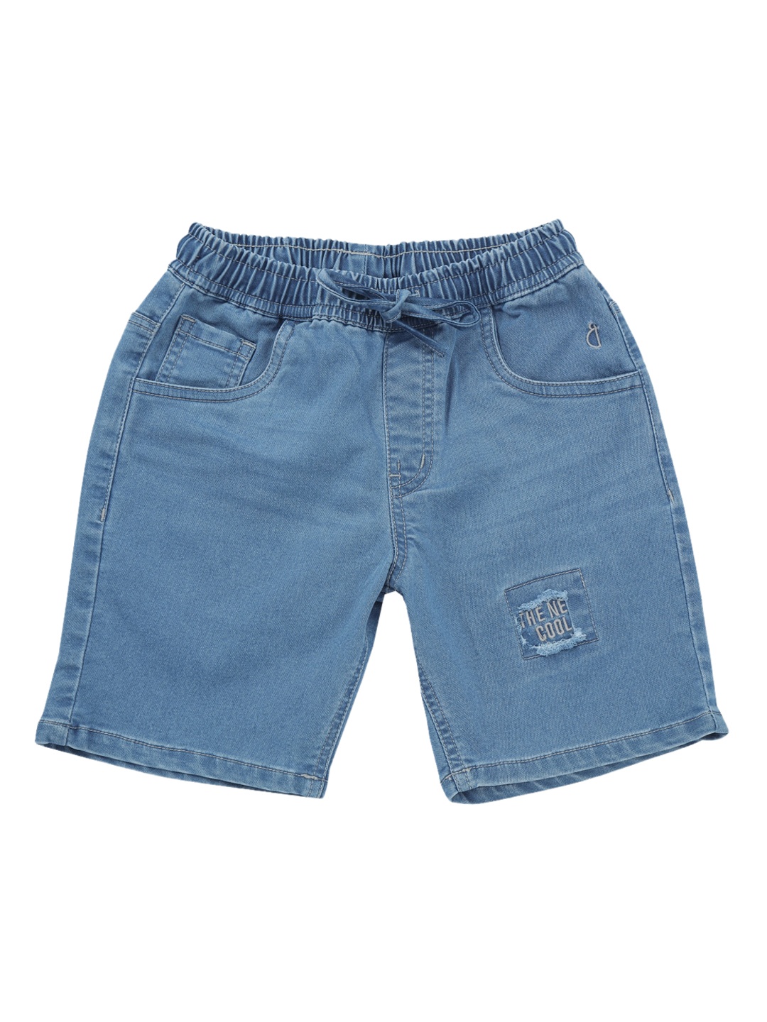 

Gini and Jony Boys Mid-Rise Cotton Denim Shorts, Blue