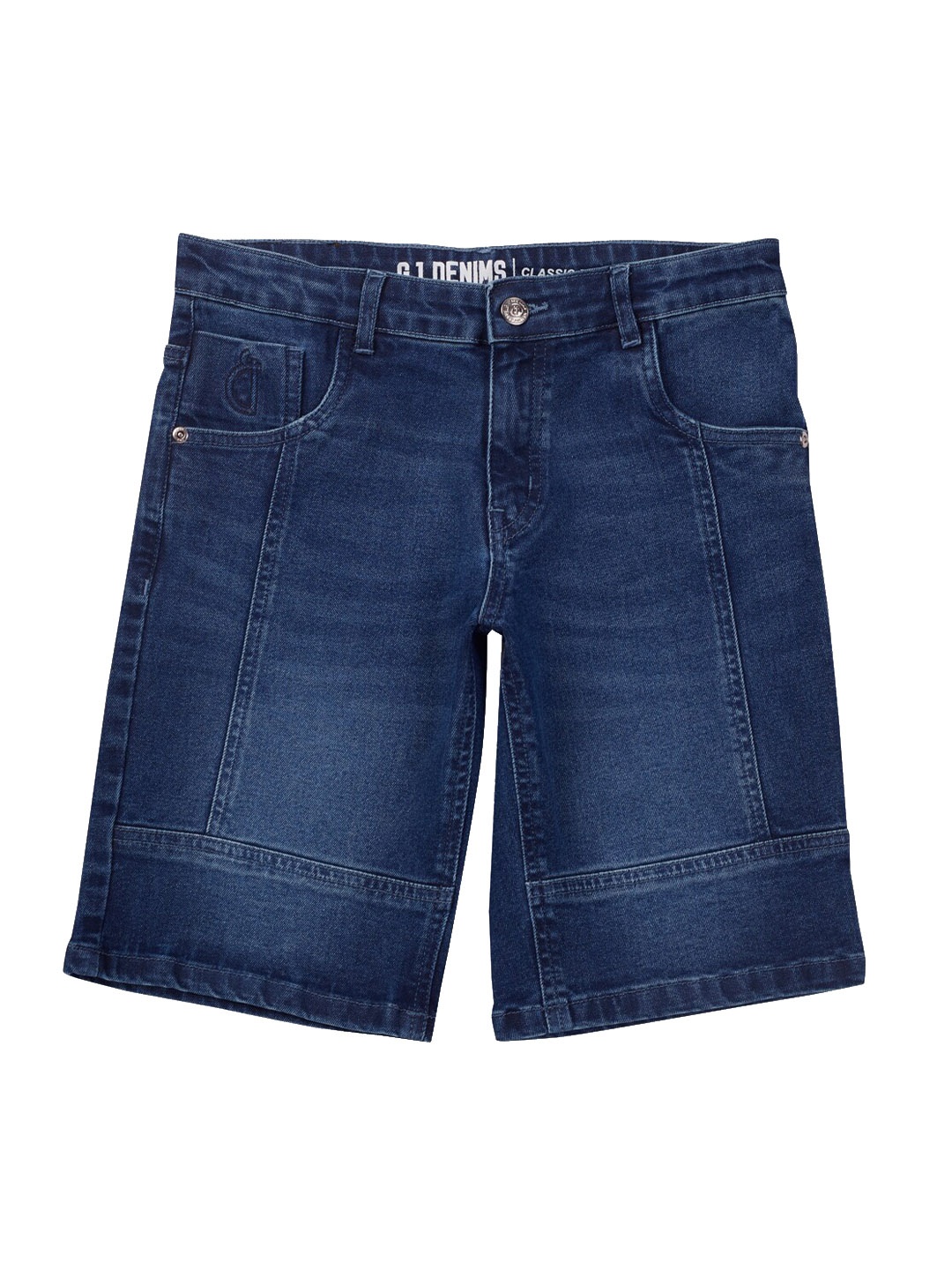 

Gini and Jony Boys Mid-Rise Denim Shorts, Blue