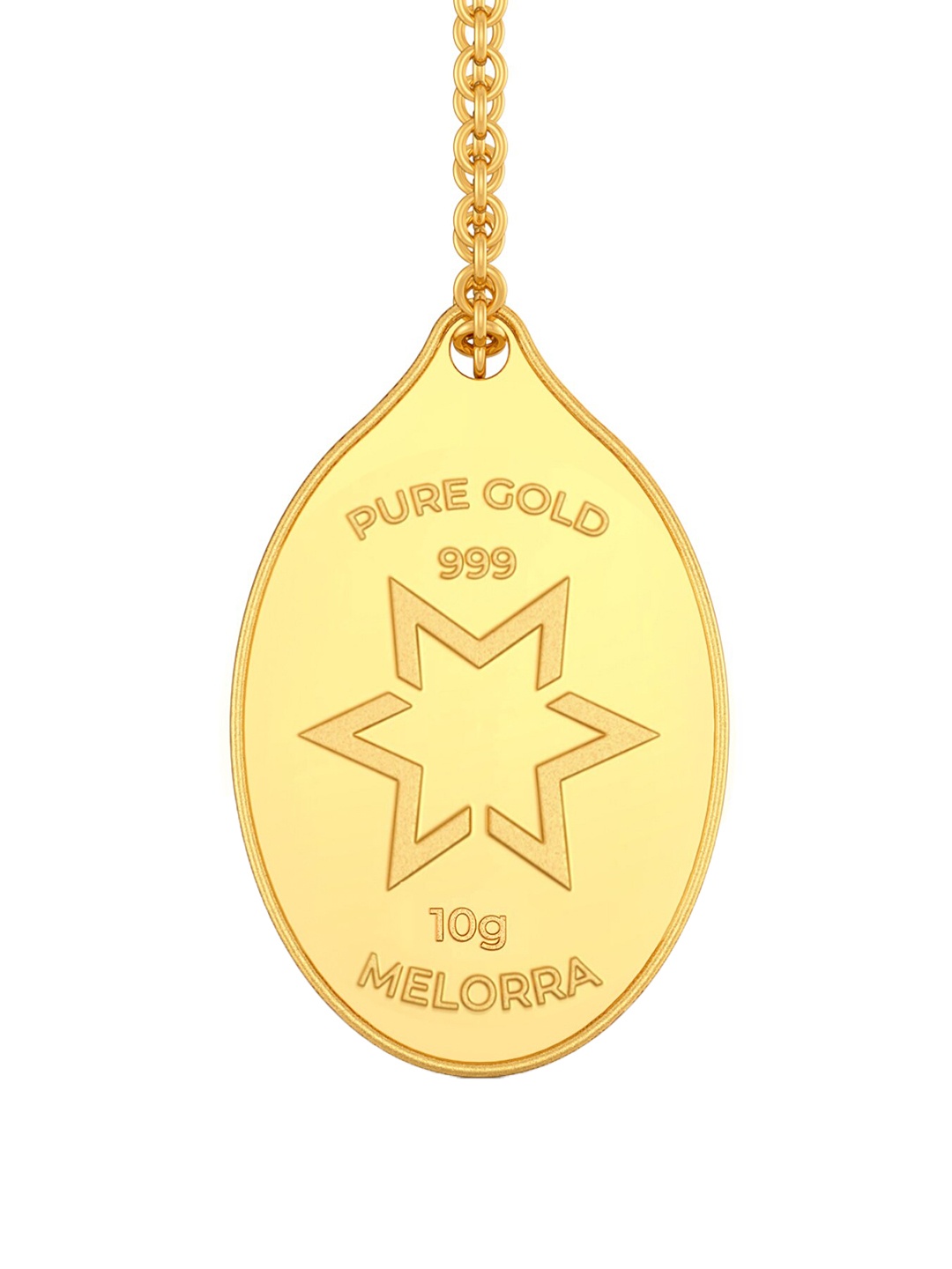 

MELORRA 24KT Gold Pendant- 10 gm