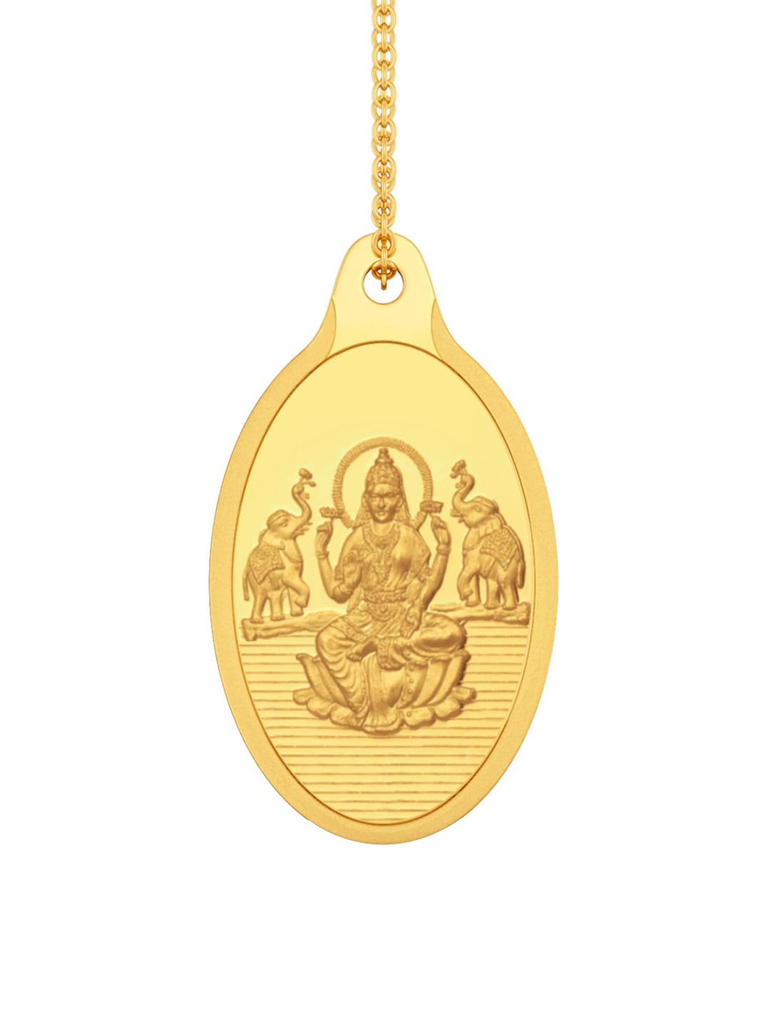 

MELORRA 24KT Gold Goddess Lakshmi Pendant- 10 gm