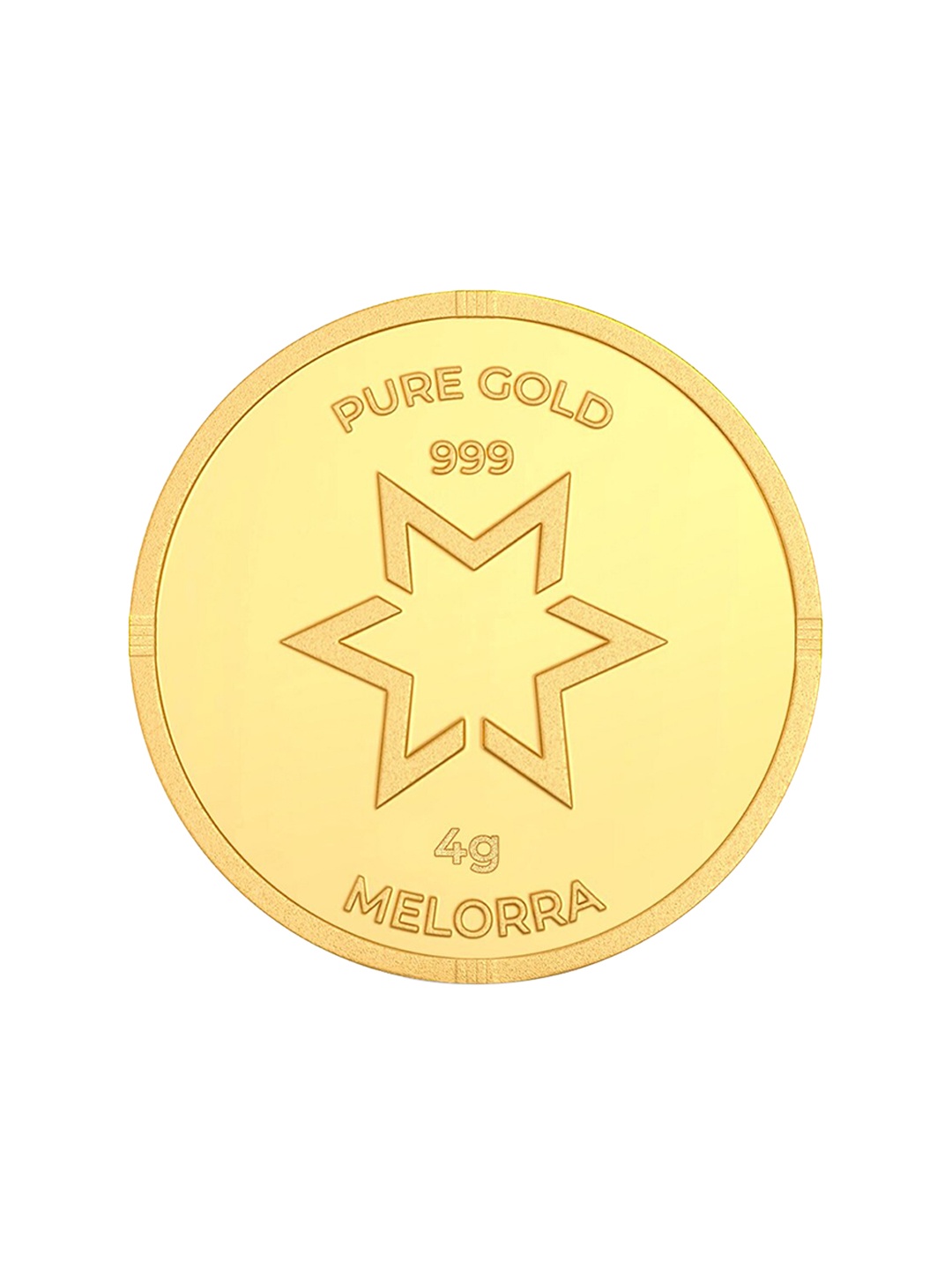 

MELORRA 24K Round Gold Coin-4g