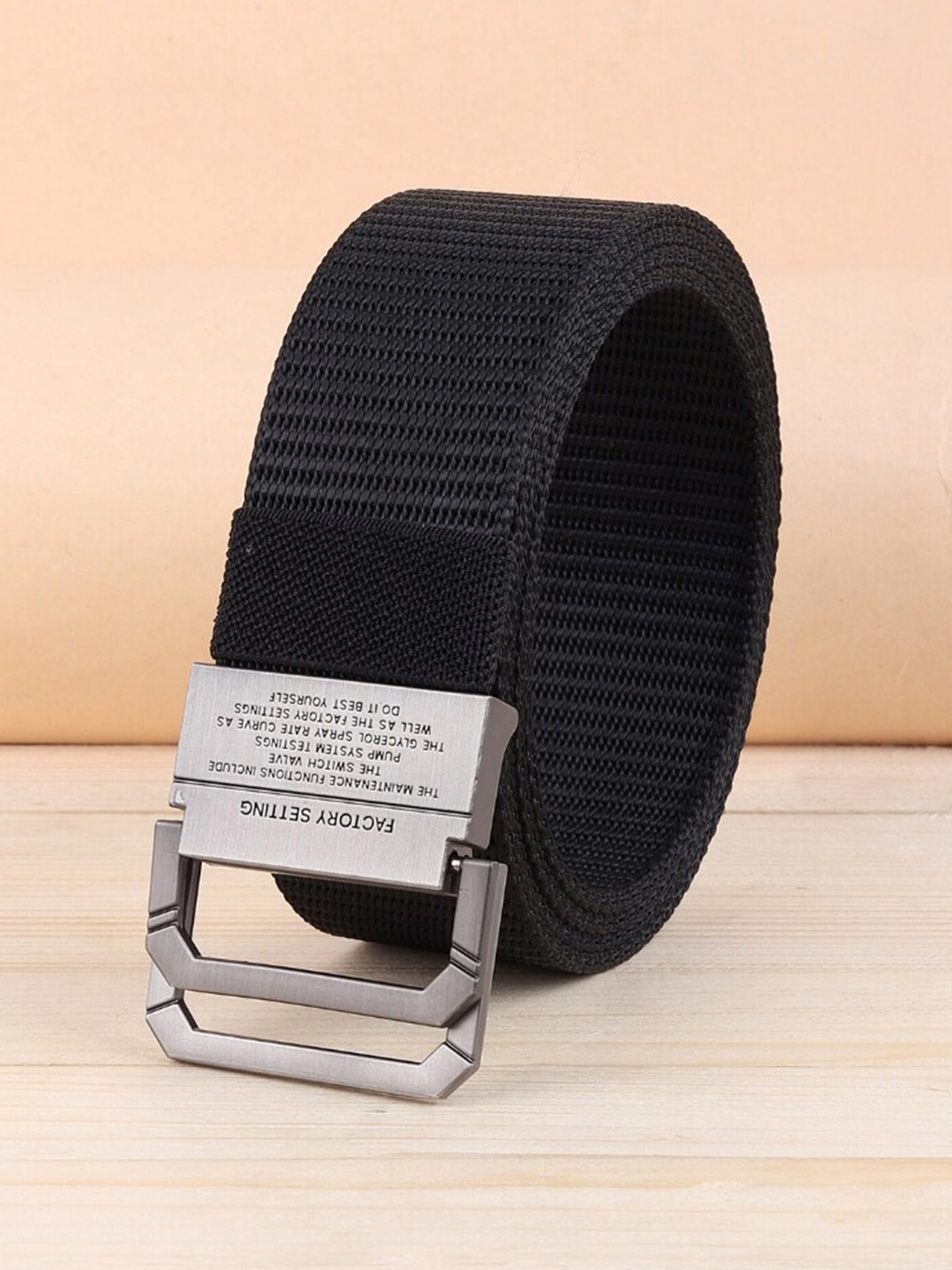 

Kastner Men Pack of 2 Woven Design Belt, Black