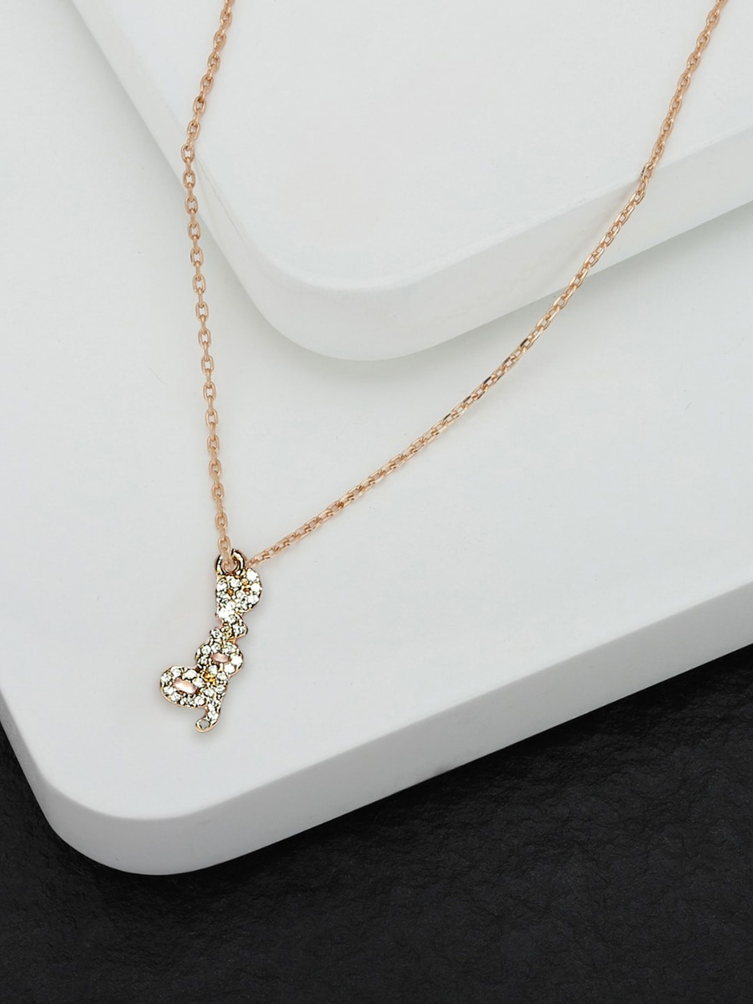 

OOMPH Gold Plated Love Charm Anklet