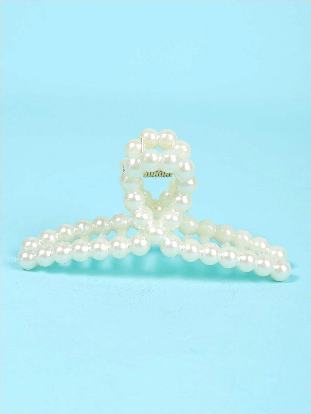 

OOMPH Embellished Large Claw Clip, White