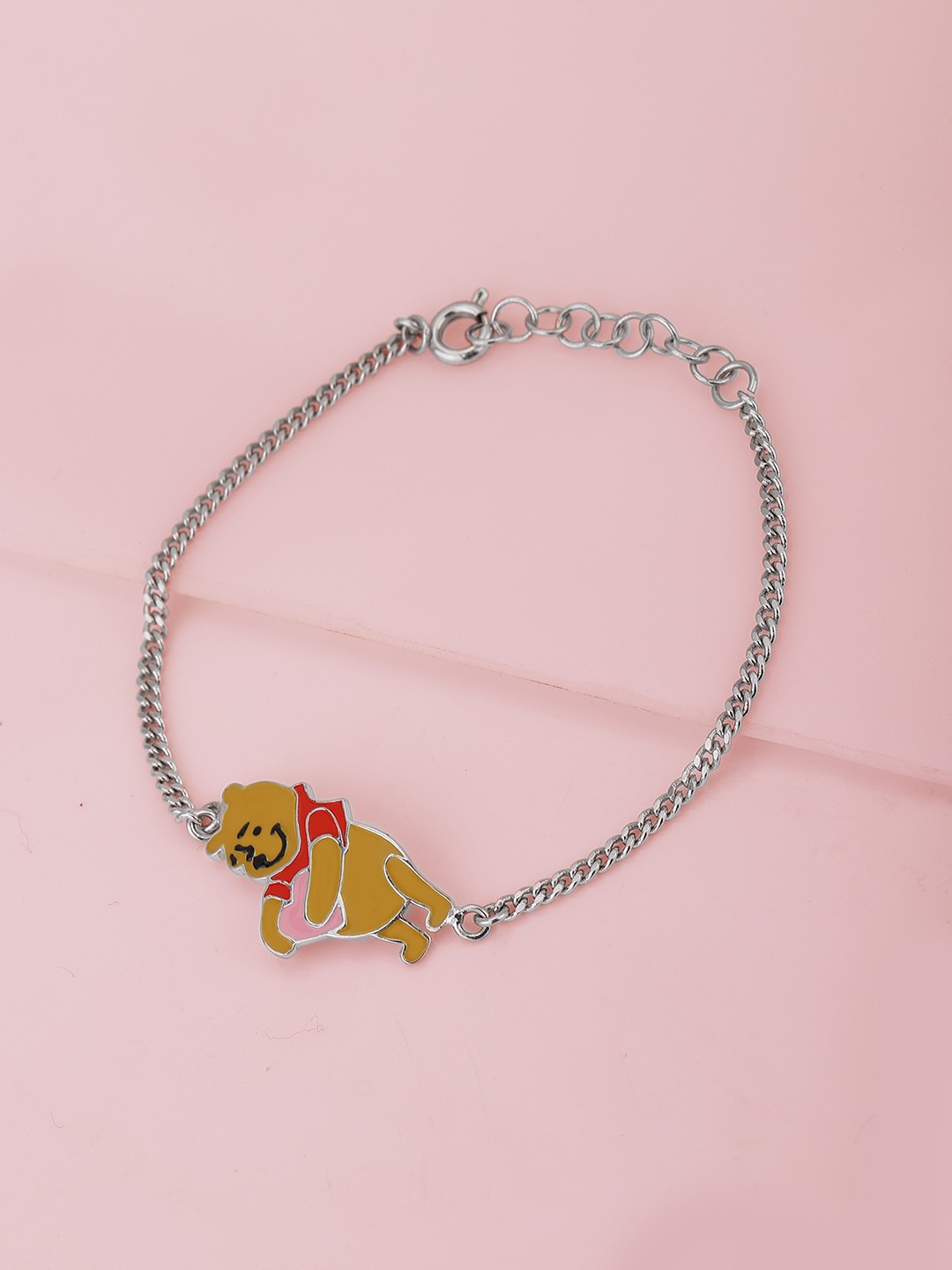 

Carlton London Boys Wraparound Rakhi, Silver