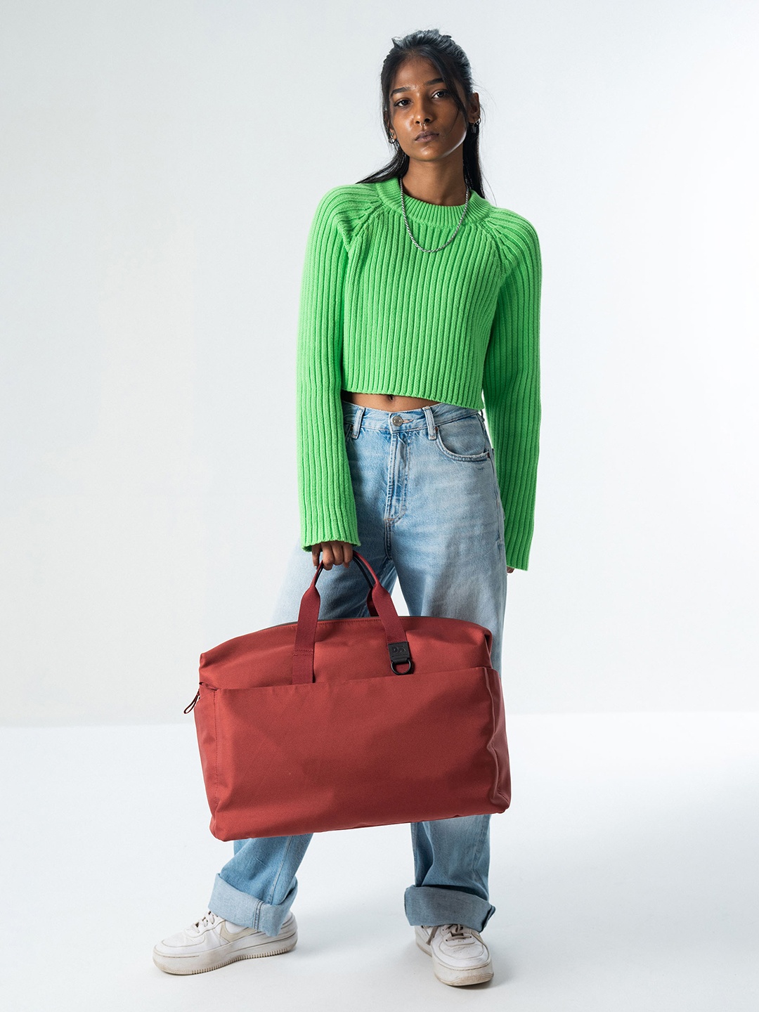 

DailyObjects Recycled Gravity Travel Duffle Bag, Red
