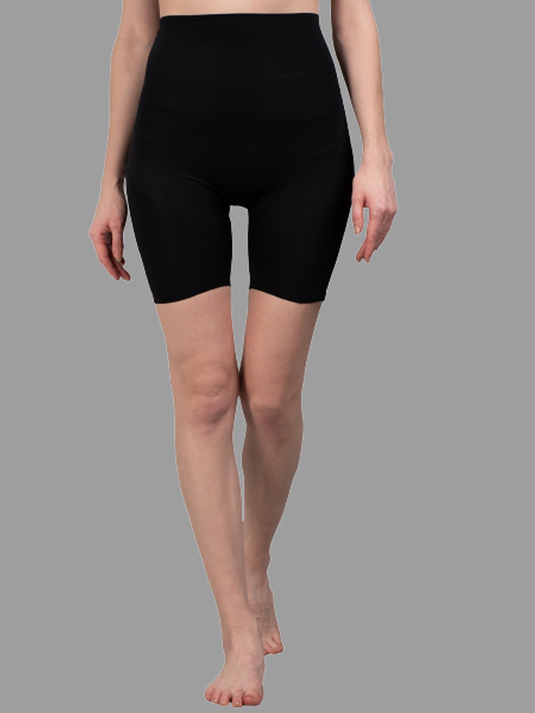 

CASSIEY Cotton Tummy Thigh High Waisted Shapewear, Black