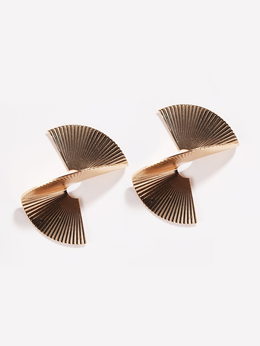 

XPNSV Gold-Plated Contemporary Studs Earrings