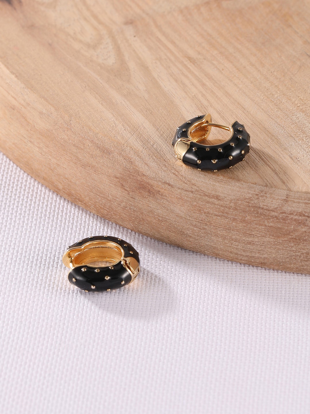 

XPNSV Gold Plated Circular Hoop Earrings