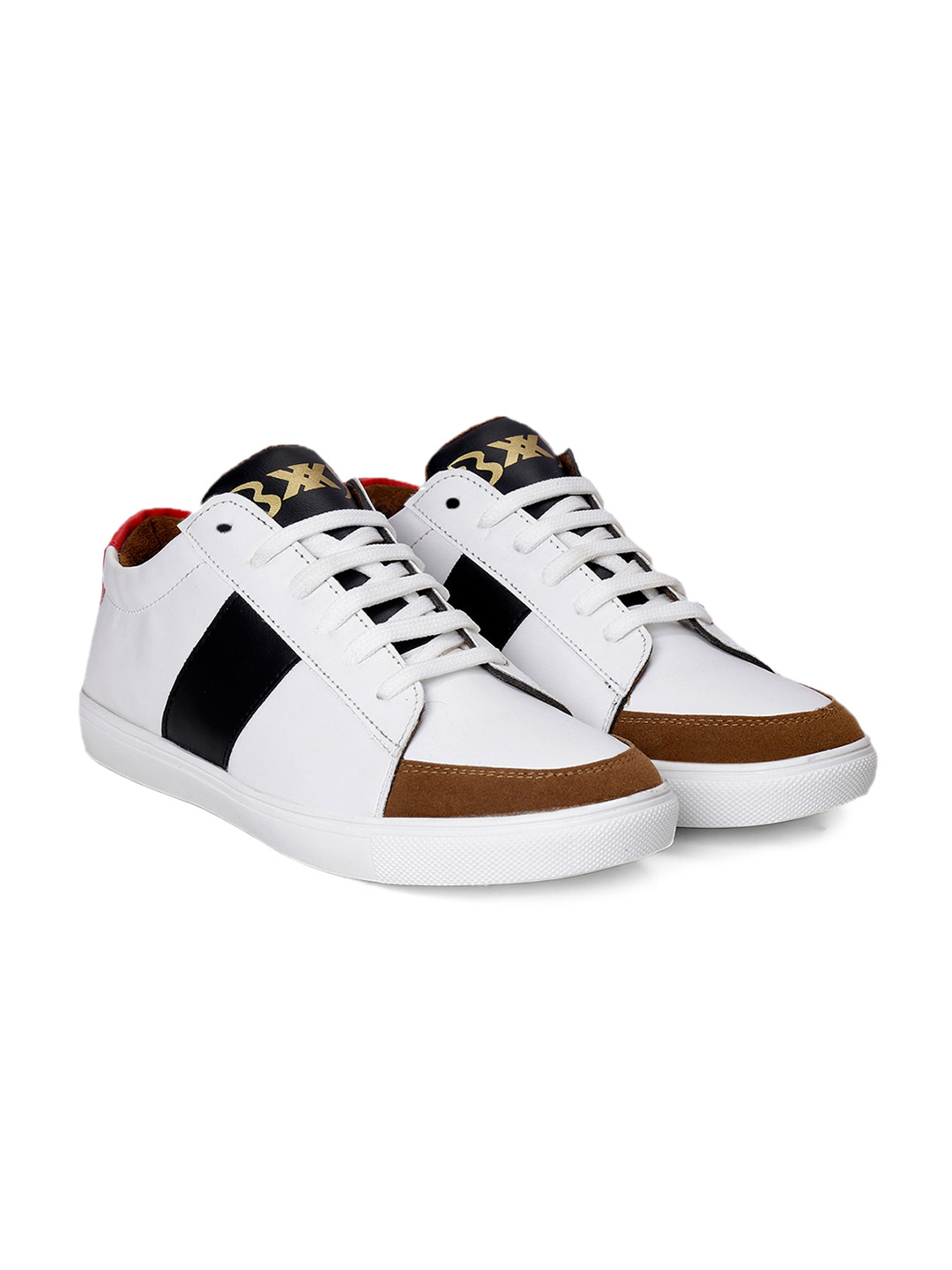 

Bxxy Men Colourblocked Sneakers, White