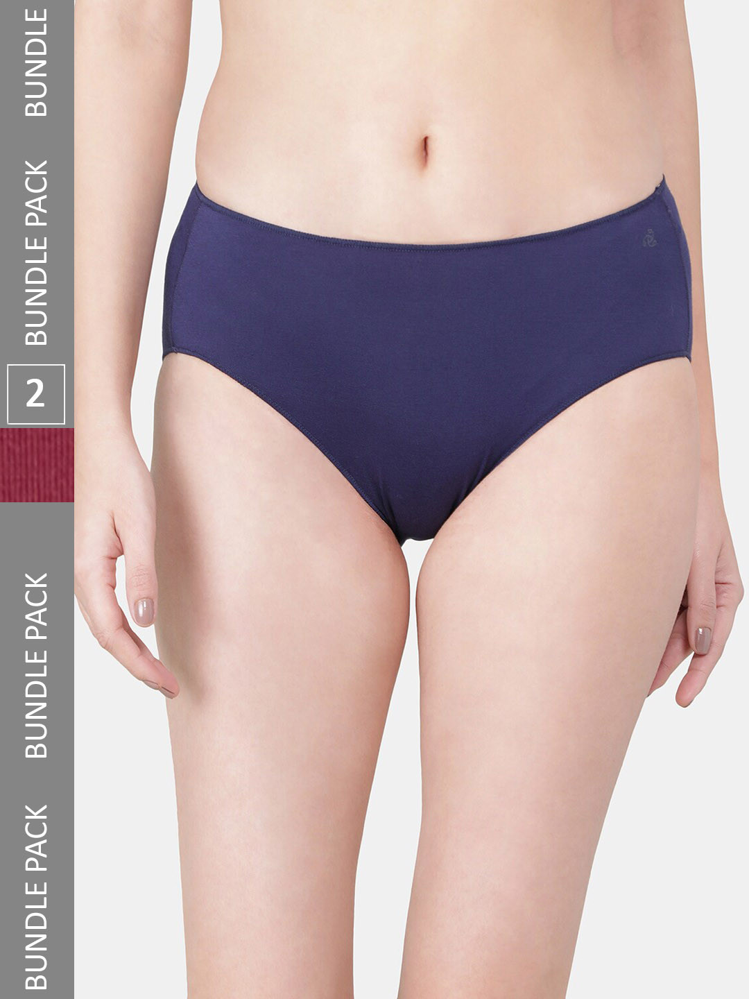 

Jockey Pack Of 2 High Coverage Micro Modal Hipster With Ultrasoft Concealed Waistband-1802, Assorted