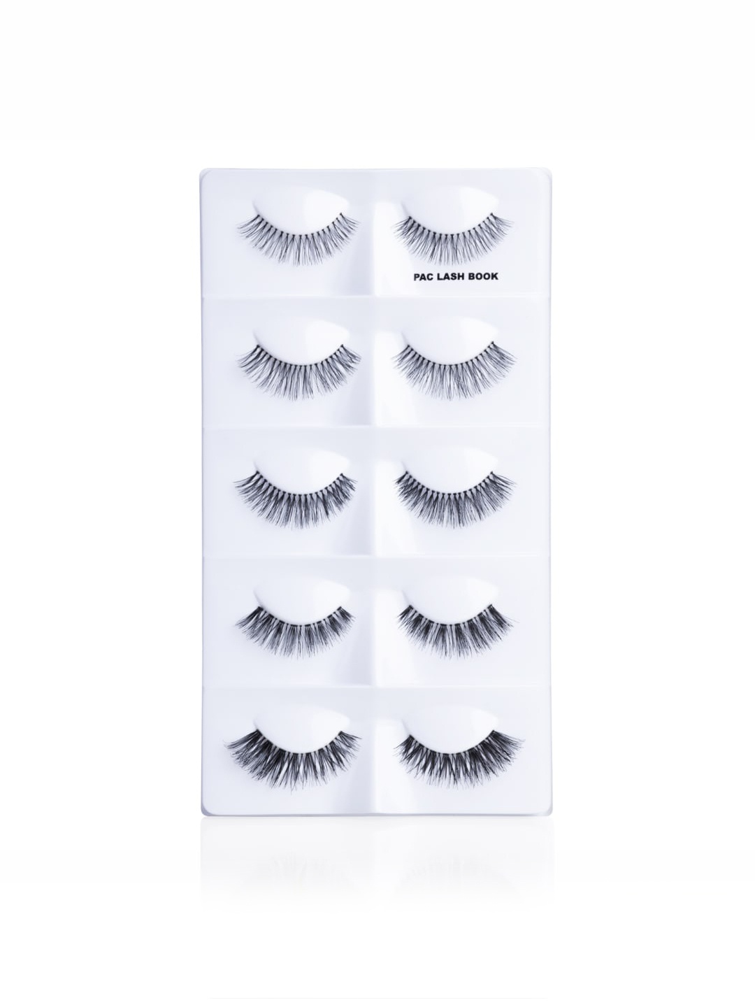 

PAC Set Of 5 Pairs False Eyelashes Lash Book - Season 1, Black