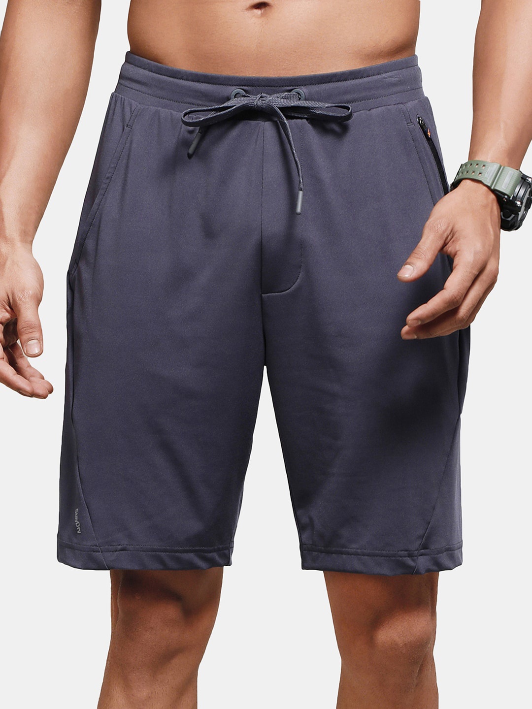 Jockey Men Antimicrobial Sports Shorts, Grey