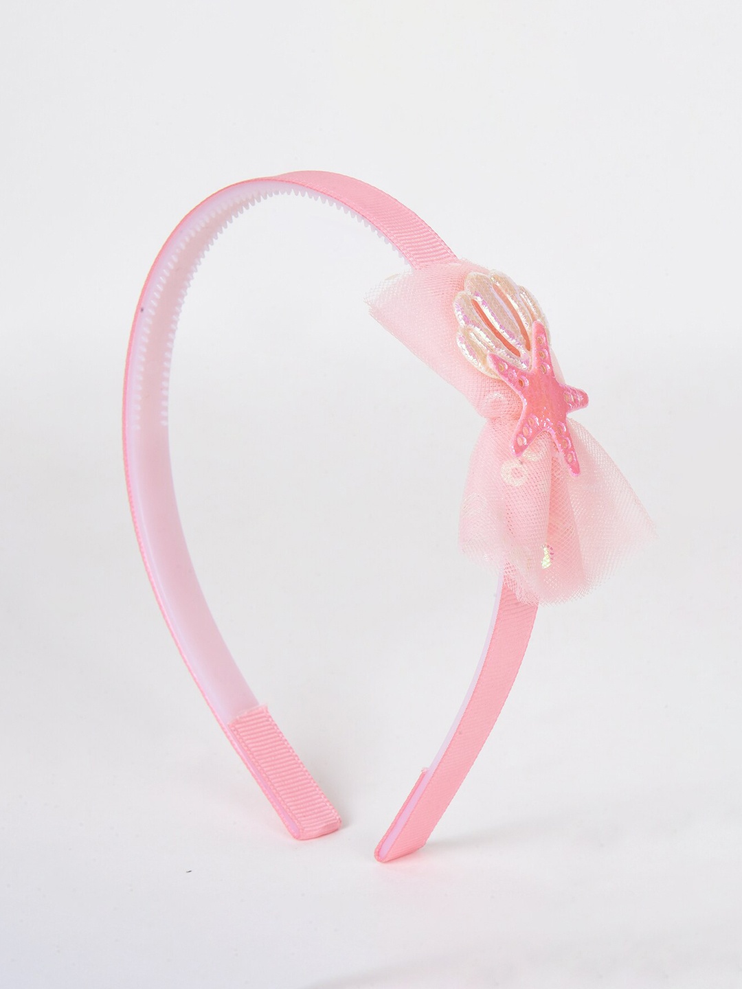 

Choko Girls Snowflake Lace Bow Hairband, Pink