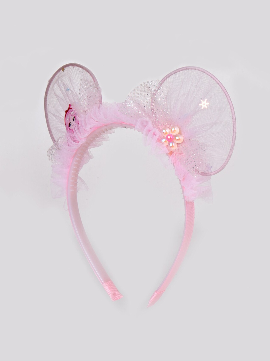 

Choko Girls Fairy Land Sheer Lace Ears Hairband, Pink