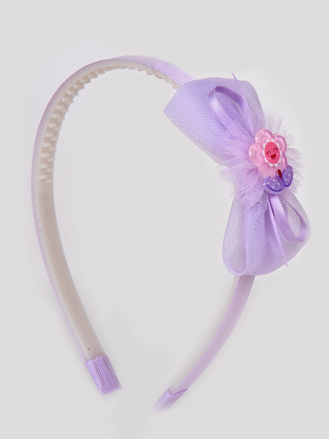 

Choko Girls Happy Flower Bow Hairband, Purple