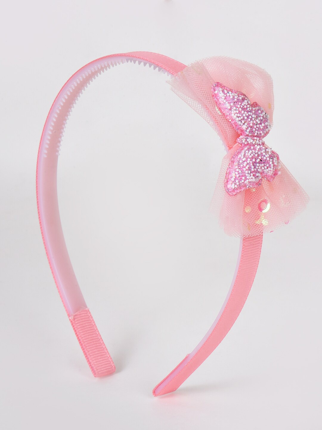 

Choko Girls Wings of Pearl Butterfly Bow Hairband, Pink