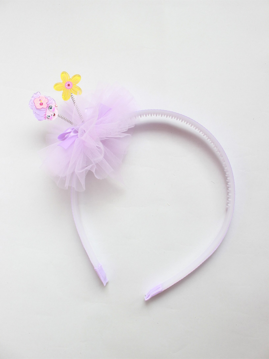 

Choko Girls Flower Spring Lace Net Hairband, Purple