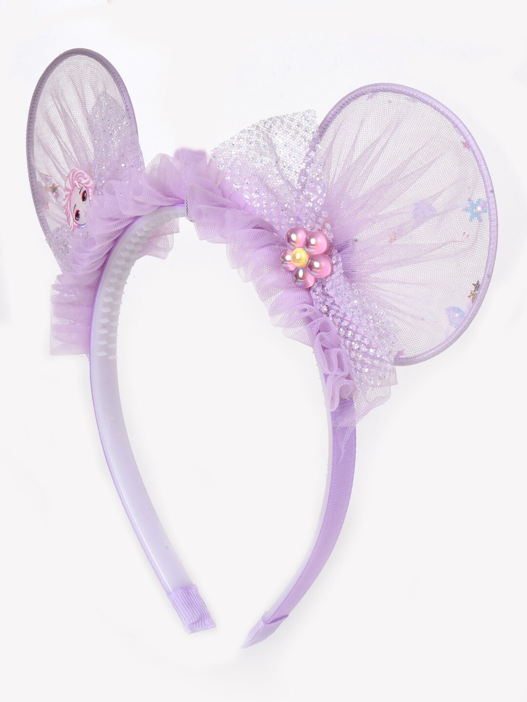 

Choko Girls Fairy Land Sheer Lace Ears Hairband, Purple