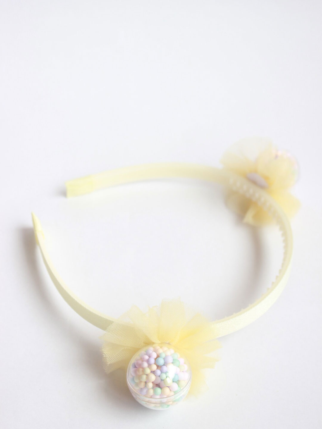 

Choko Girls Candy Jar Bobble Lace Hairband, Yellow