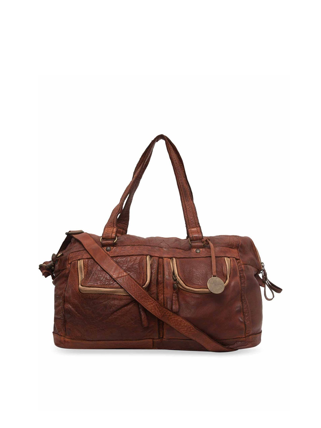 

KOMPANERO Large Travel Duffel Bag, Tan