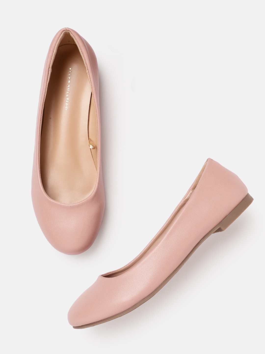 

Allen Solly Women Solid Ballerinas, Peach