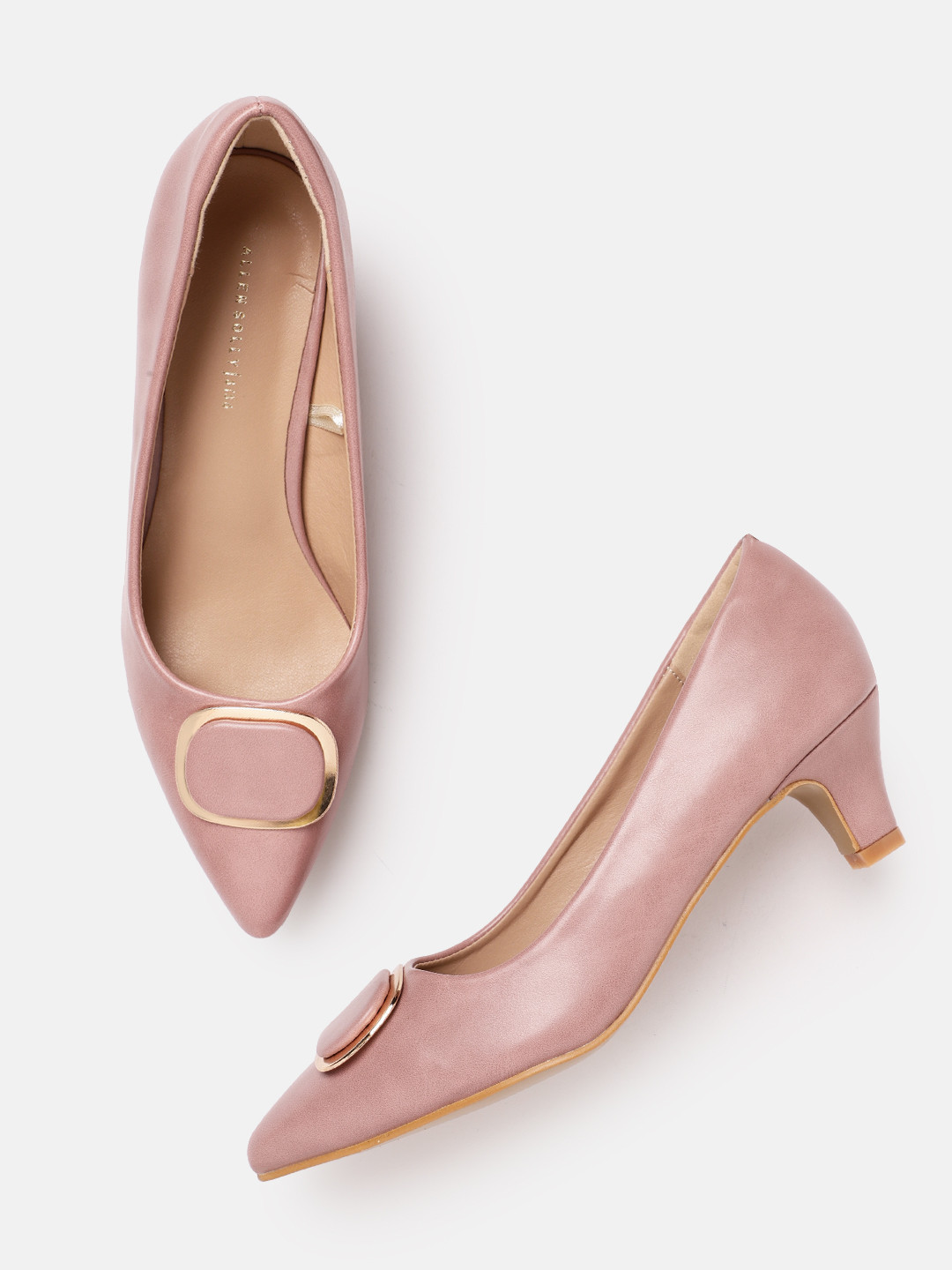 

Allen Solly Women Pumps with Metallic Detail, Rose