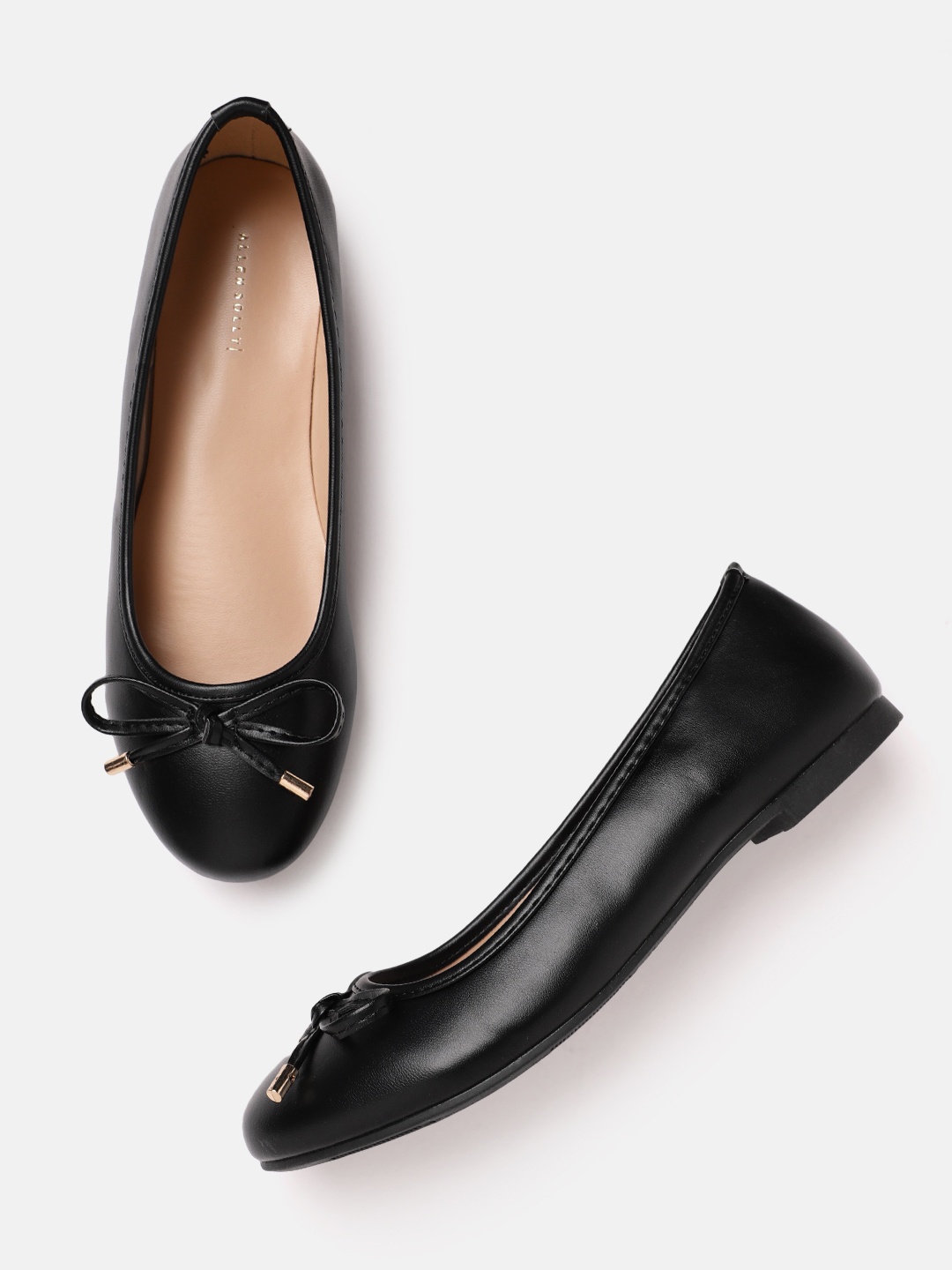 

Allen Solly Women Ballerinas with Bow Detail, Black