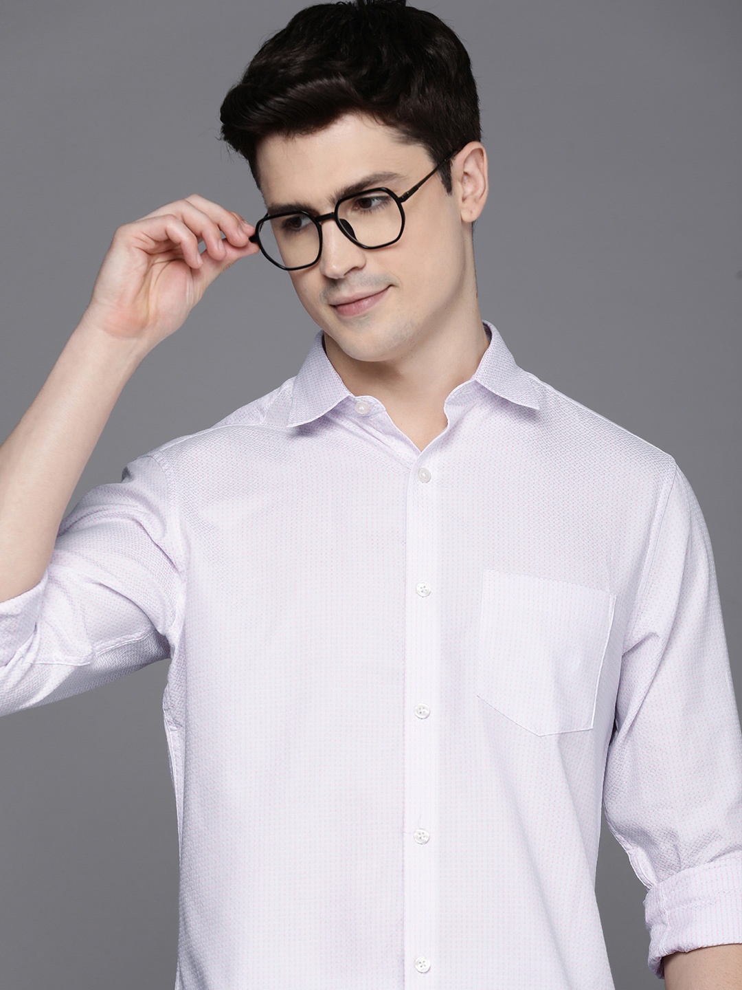 

Allen Solly Slim Fit Opaque Casual Shirt, White