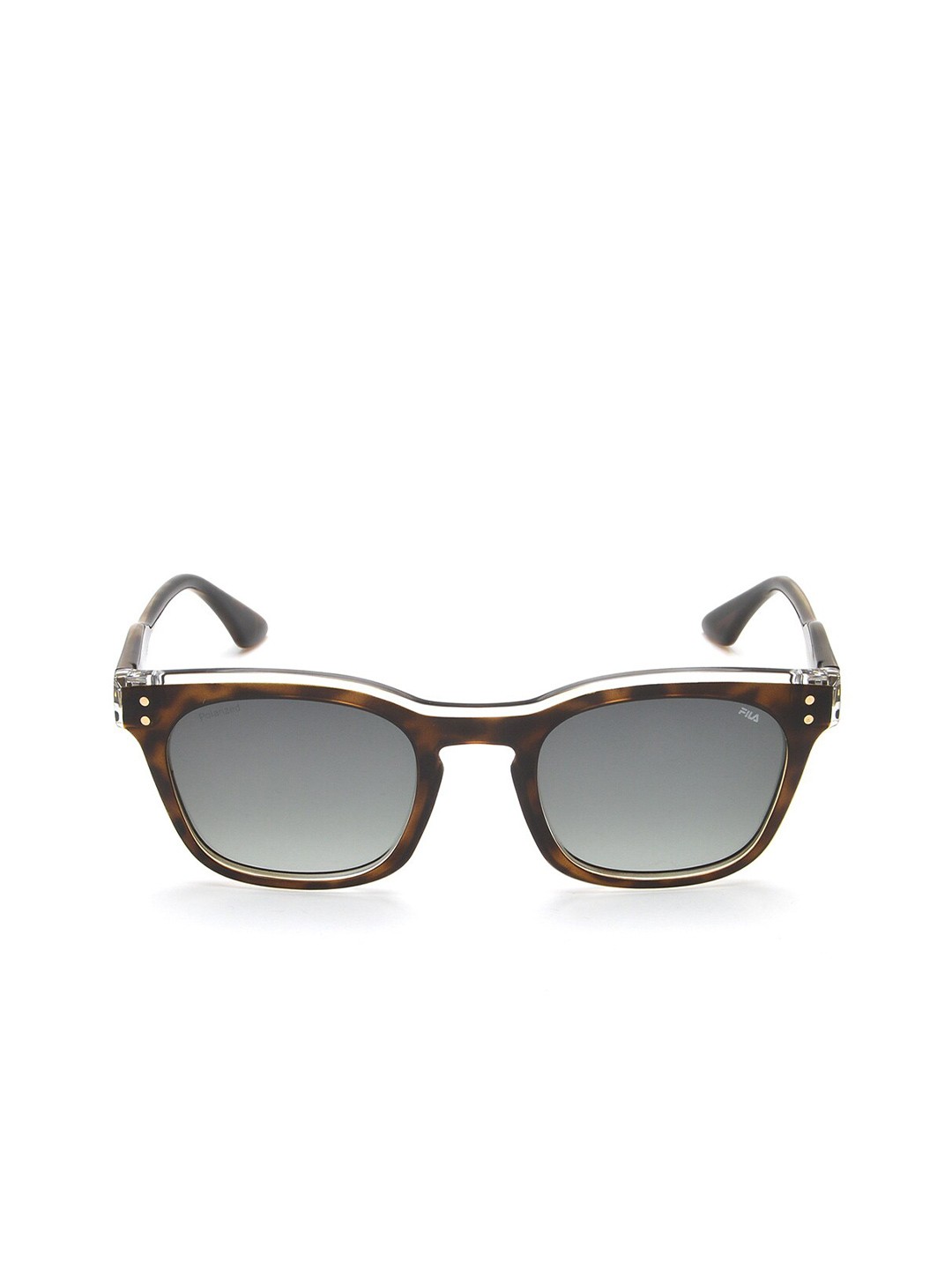 

FILA Men Square Sunglasses with UV Protected Lens, Green