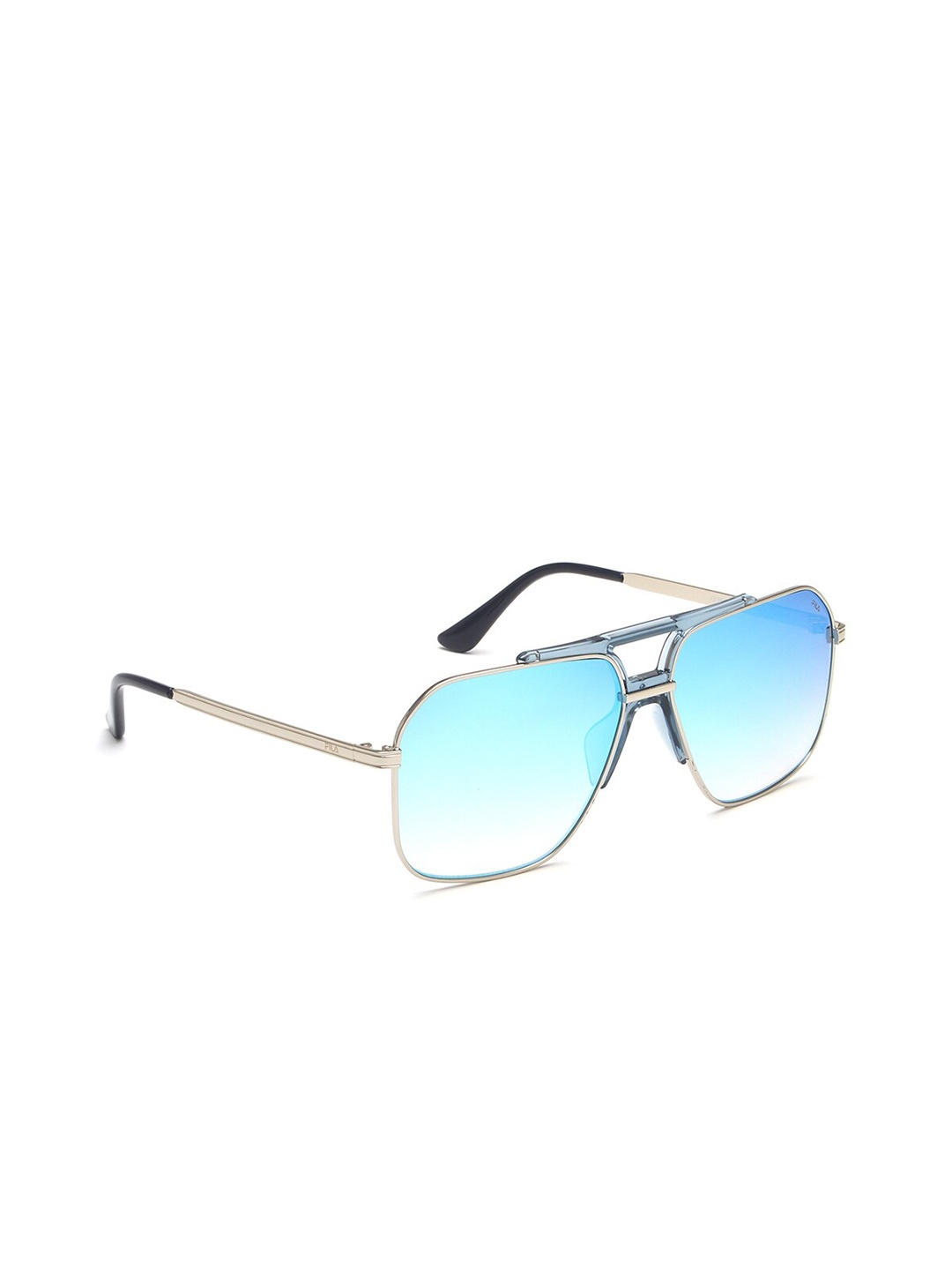 

FILA Men Square Sunglasses with UV Protected Lens SFI506K59579BSG, Blue