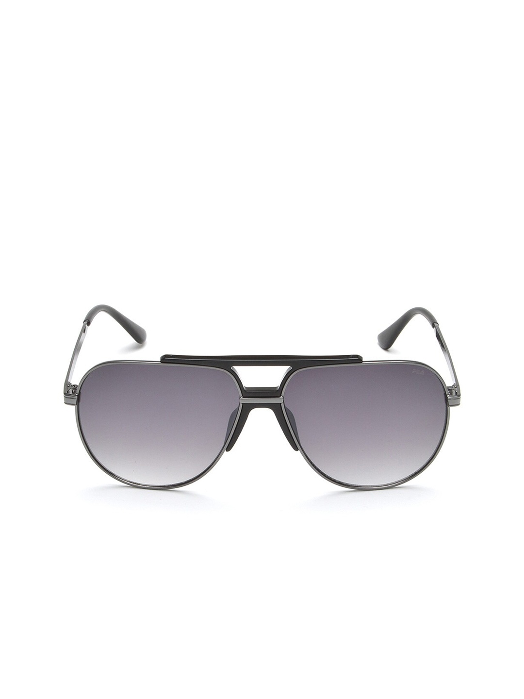 

FILA Men Aviator Sunglasses with UV Protected Lens, Grey