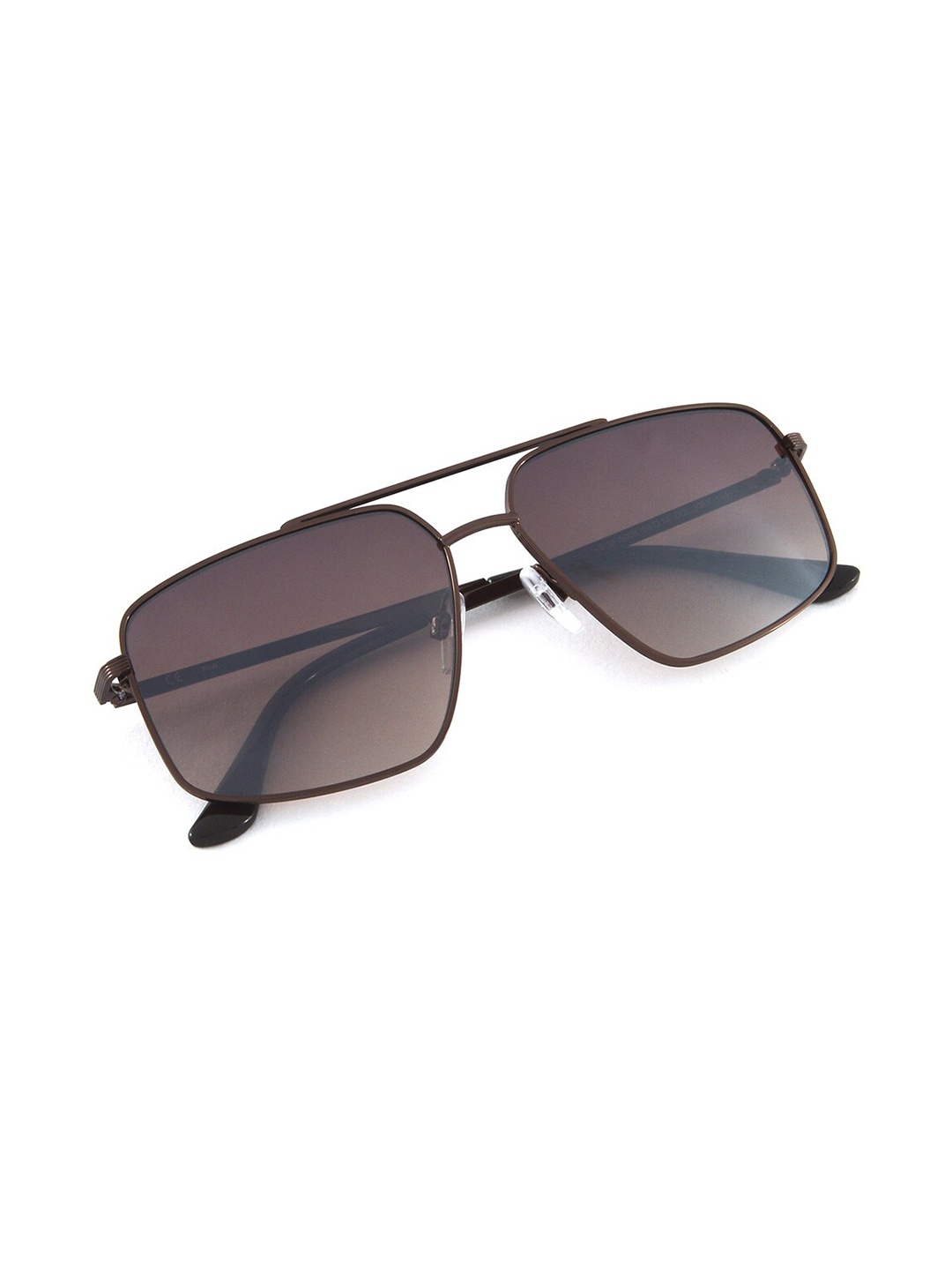 

FILA Men Rectangle Sunglasses with UV Protected Lens, Brown
