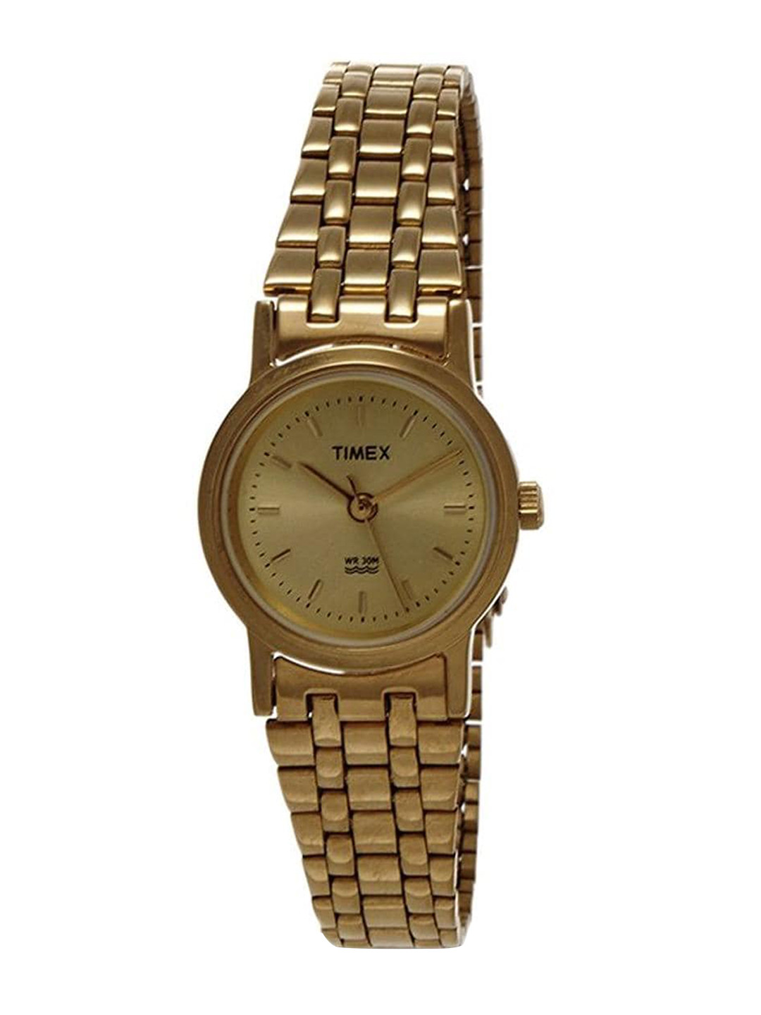 

Timex Women Stainless Steel Bracelet Style Straps Analogue Watch B304, Gold