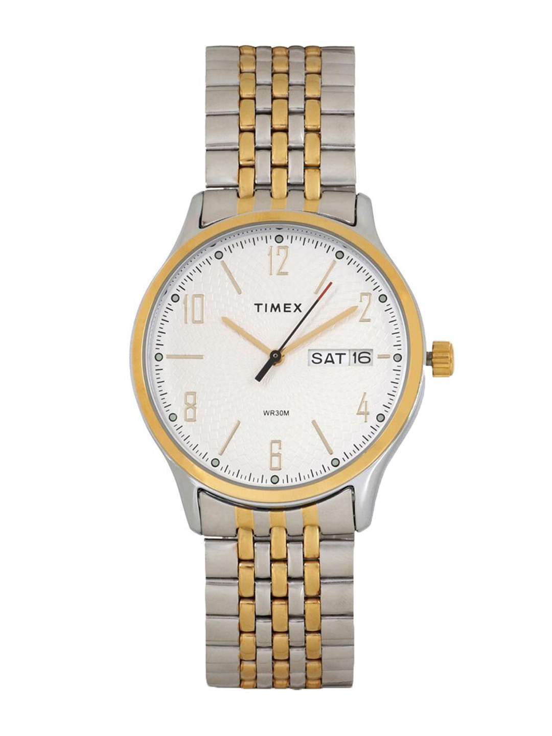 

Timex Men Dial & Stainless Steel Bracelet Style Straps Analogue Watch TW0TG6507, Silver