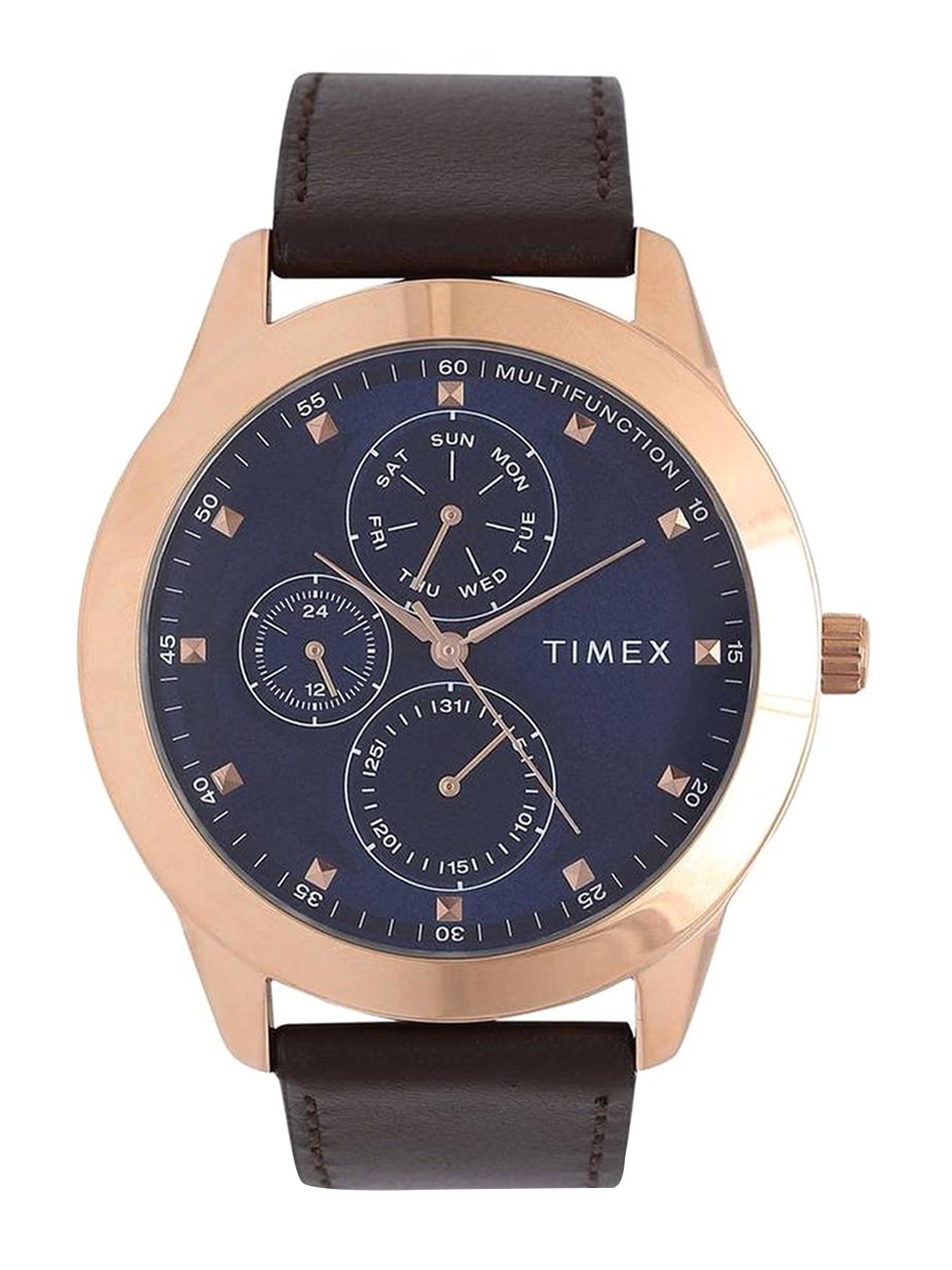 

Timex Men Brass Dial & Straps Analogue Watch TWEG18504, Brown