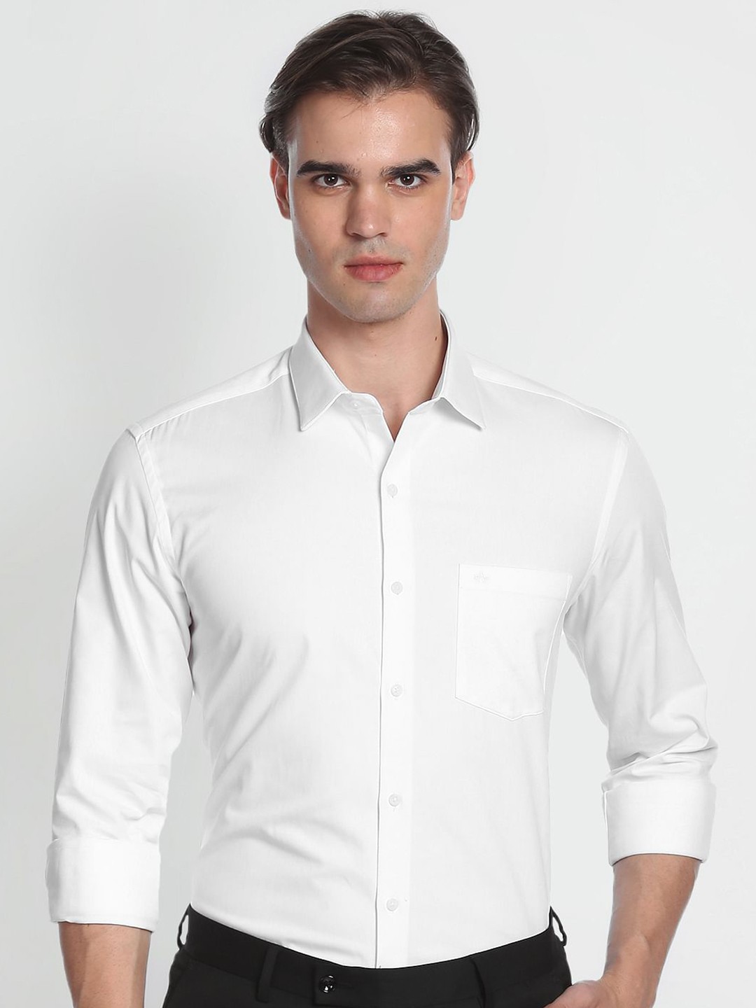 

Arrow Long Sleeves Slim Fit Pure Cotton Formal Shirt, White